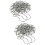 2Pcs Stainless Steel Clothes Drying Chain Silver for Home Use 7