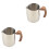 2Stk Silberner Wachsschmelzhalter Mit Ergonomischem Griff 3