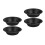 4Stk Mini Backform Carbonstahl Antihaft Burger Brötchen Backblech 7