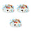 3Sets Cake Topper Baby Mit Bällen Für 4
