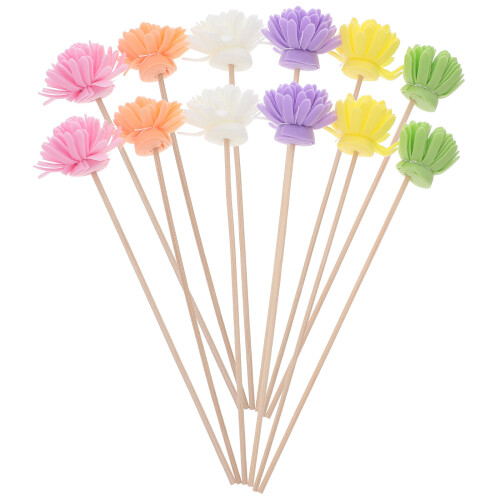 36Stk Rattan-Diffuserstäbchen Bunt Mit Langlebigem Duft Für 1