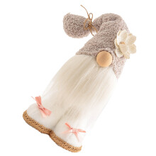 2Stk Bee Festival Beige Stoff Deko Handarbeit