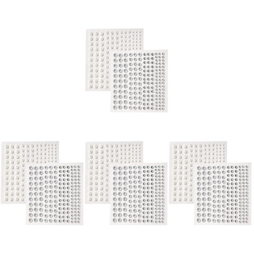4Sets Selbstklebende Perlen Sticker Acryl Schmuck Für Basteln 2