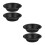 4Stk Mini Backform Carbonstahl Antihaft Burger Brötchen Backblech 5