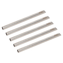 Hypoallergenic 5pcs Stainless Steel Piercing Receiving Tubes 7.5cm