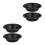 4Stk Mini Backform Carbonstahl Antihaft Burger Brötchen Backblech 8