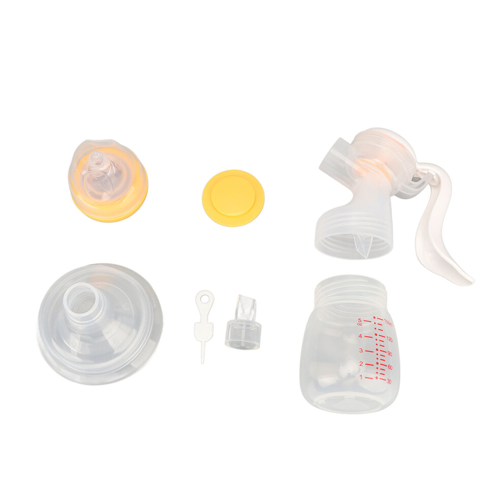 Manual Breast Pump with Strong Suction, Heat Resistant, 22x9cm