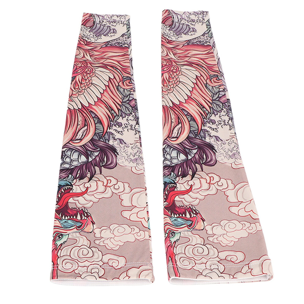 Seamless Tattoo Arm Sleeves for Men & Women - UV Protection & Breathable