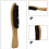 2Stk Bartkamm Bürste Holz Langlebig Light Brown 6