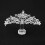 2Stk Silberne Queen Tiaras Mit Sicherem Und 9