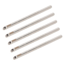 Piercing Needles Receiving Tubes Set of 5 0.16in Hypoallergenic Body Jewelry