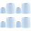 8Stk Abfalleimer Plastik Skyblue Modell 7