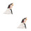 2Stk Cake Topper Farbige Harzfiguren Party 2