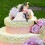 2Stk Cake Topper Farbige Harzfiguren Party 9