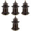4Stk Metall Figur, , Elegant Für - & Gartendeko 5