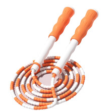 Kids' Untangled Jump Rope - Adjustable Length Orange Beaded Design