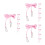15Stk Nylon Winter Fäustling Clips Pink Kinder Handschuh Halter Sicher 8