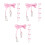15Stk Nylon Winter Fäustling Clips Pink Kinder Handschuh Halter Sicher 5