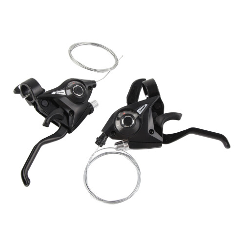 Innovative Bike Shifters Set, Optical Gear Display For Precise Control, Ergonomic Design Ensuring Comfortable Operation, Universal Compatibility With