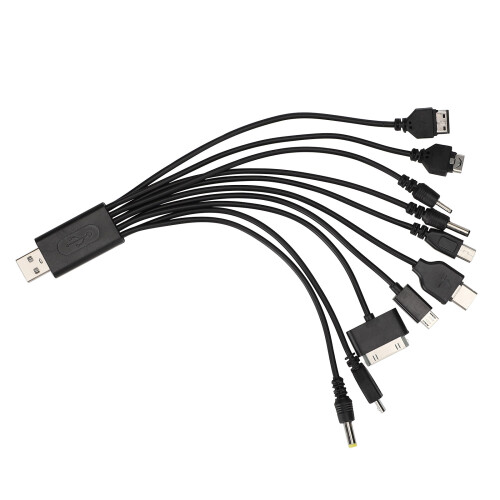 Universal USB Cable for Multiple Devices, Multi Charging Cable with Versatile Connectivity and Multiple Ports, Universal Compatibility Durable