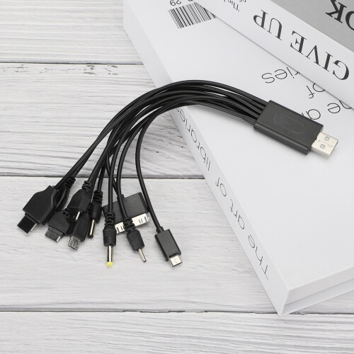 Universal USB Cable for Multiple Devices, Multi Charging Cable with Versatile Connectivity and Multiple Ports, Universal Compatibility Durable 1