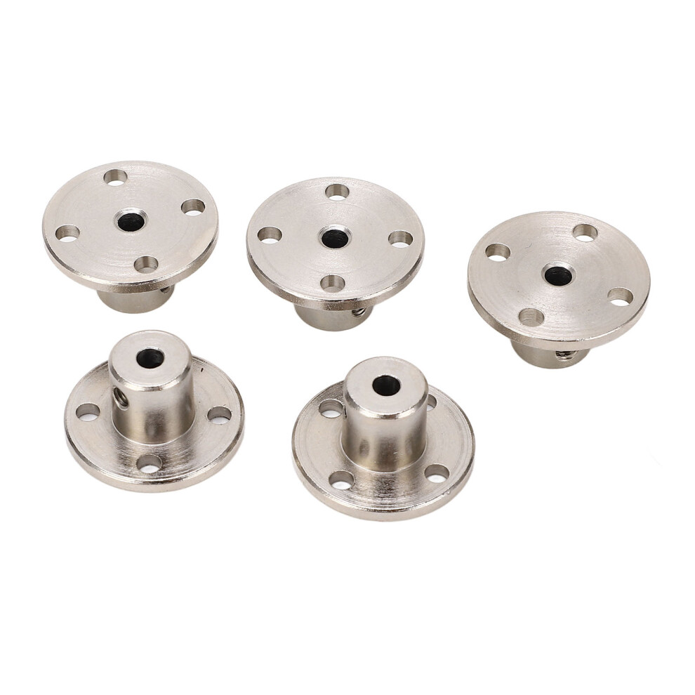 Durable Stainless Steel Flange Coupling 5Pcs 3Mm Inner Diameter Shaft Link 6941371290222