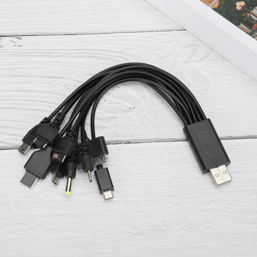 Universal USB Cable for Multiple Devices, Multi Charging Cable with Versatile Connectivity and Multiple Ports, Universal Compatibility Durable 2