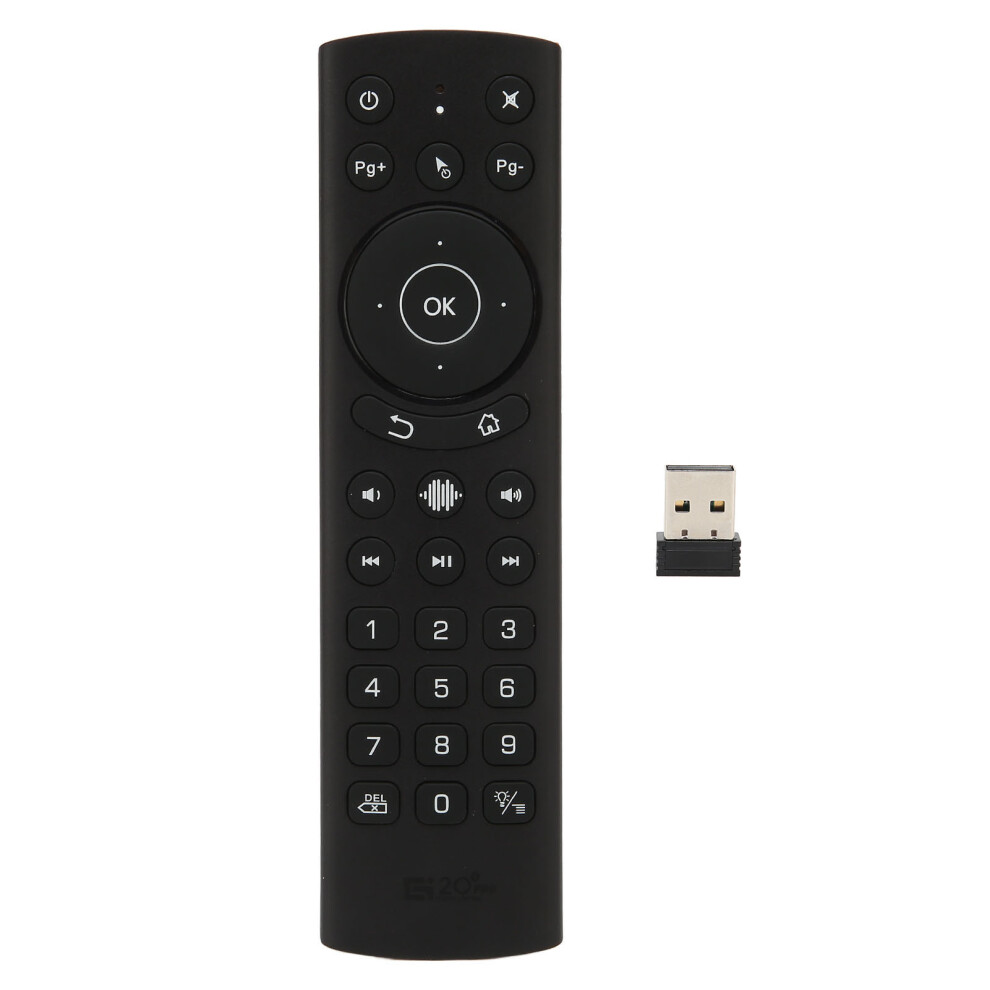 Backlit Remote Control For Smart Tv Devices, Voice Input Function 6 Axes Gyroscope Motion Sensing Technology, Bluetooth Voice Remote Control With Ir 9340959711017
