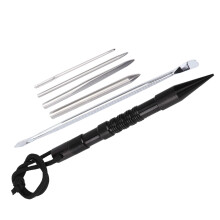 Aluminum DIY Parachute Cord Weaving Tool Set 4/6/12pcs Black