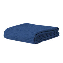 Manta de tejido gofrado para cama y sofá, 100 % algodón, ligera y transpirable, con regulación térmica, manta suave y acogedora para todas las