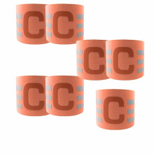 Brazaletes de capitán para adultos y jóvenes. Su tejido elástico garantiza suavidad y comodidad. Ideales para diversos deportes con capitán