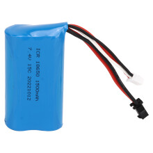 7,4V genopladeligt Li-polymer-batteri med lang levetid, høj kapacitet, 1500mAh, kompatibel med T39T40F39F49Syma822RC-fly, holdbart plastikdesign