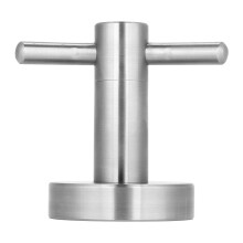 Gancho para toallas de diseño moderno para baño, gancho doble de acero inoxidable para montaje en pared, perchero versátil para batas de baño y