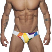 Men's Swim Briefs with Adjustable Drawstring, Quick Dry Stretch Fabric Lightweight and Durable Swimwear, Soft Elastic Fabric Snug Fitting Swimwear for