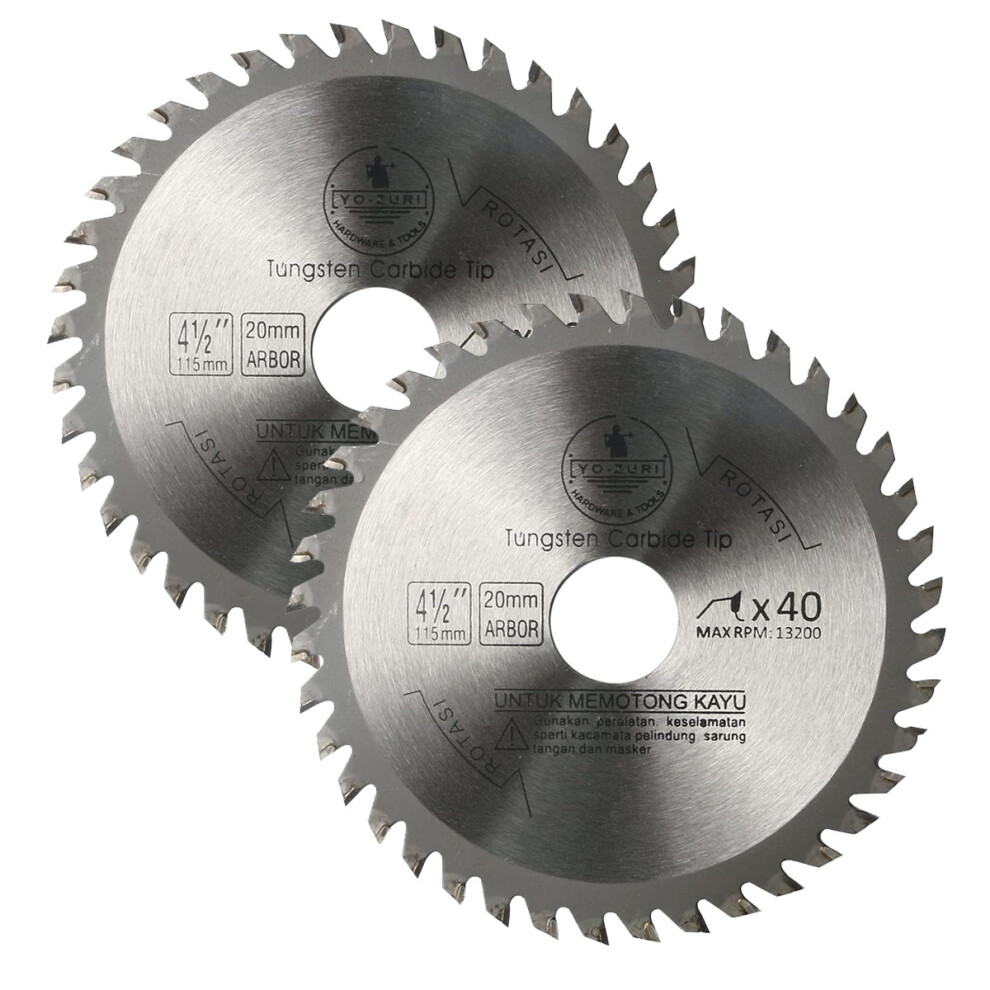 Durable Circular Saw Blade For Composite Materials, Carbide Tipped Blade Offers Smooth Cut And Fast Cutting Capabilities For Electric Hand Saws (2Pcs) 9173940396555