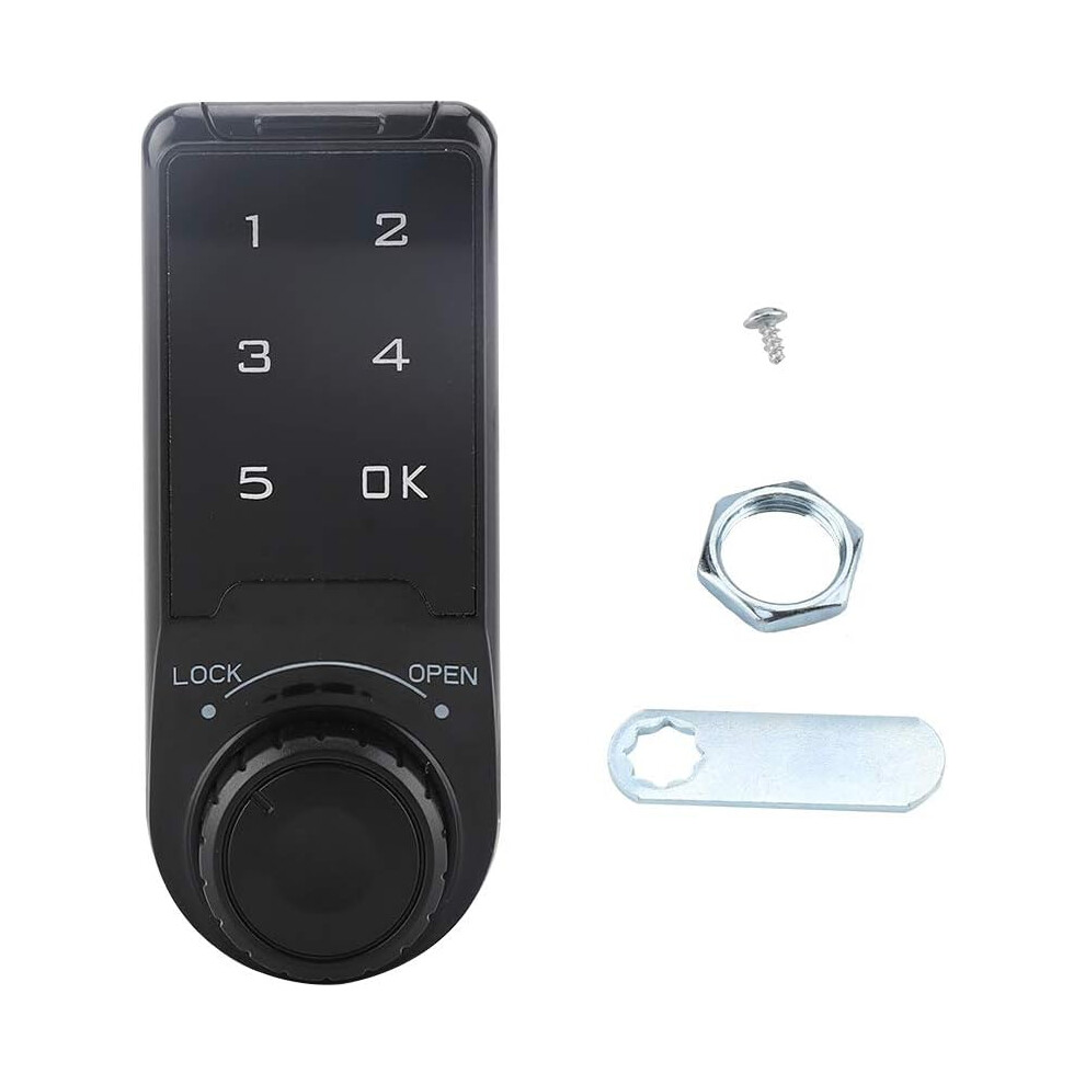 Touch Keypad Password Lock, No Keys Required Digital Keypad Electronic Deadbolt Lock For Cabinet And Door Security, Keyless Entry With Easy 9340959684311