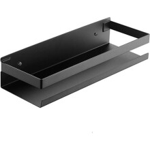 Stylish Wall Mounted Rectangular Shelf, Stainless Steel Floating Shelves for Modern Bathrooms, Kitchens, and Living Areas, Large Capacity, Decorative