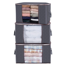 Non-Woven Fabric Provides Protection, Reinforced Handles Offer Easy Portability, Clear Window Panel For Quick Item Location, Large Capacity Extra