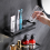 Floating Rectangular Shelf For Kitchen, Wall Mounted Rustproof Stainless Steel Storage Solution With Elegant Design And Heavy Duty Construction 2
