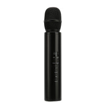 Bluetooth kabelloses Karaoke-Mikrofon, 2000mAh, Geräuschreduzierung, Schwarz