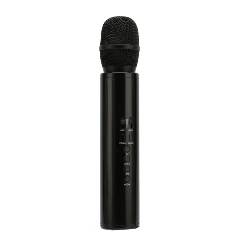 Wireless Karaoke Microphone, 2000mAh, Noise Reduction, 10m, Black