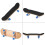 Μίνι ταστιέρα για παιδιά και ενήλικες, skateboard με δάχτυλα από ξύλο σφενδάμου με 8