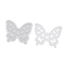 Butterfly Patterned Silicone Mold Crafting Decorative Plaster-1