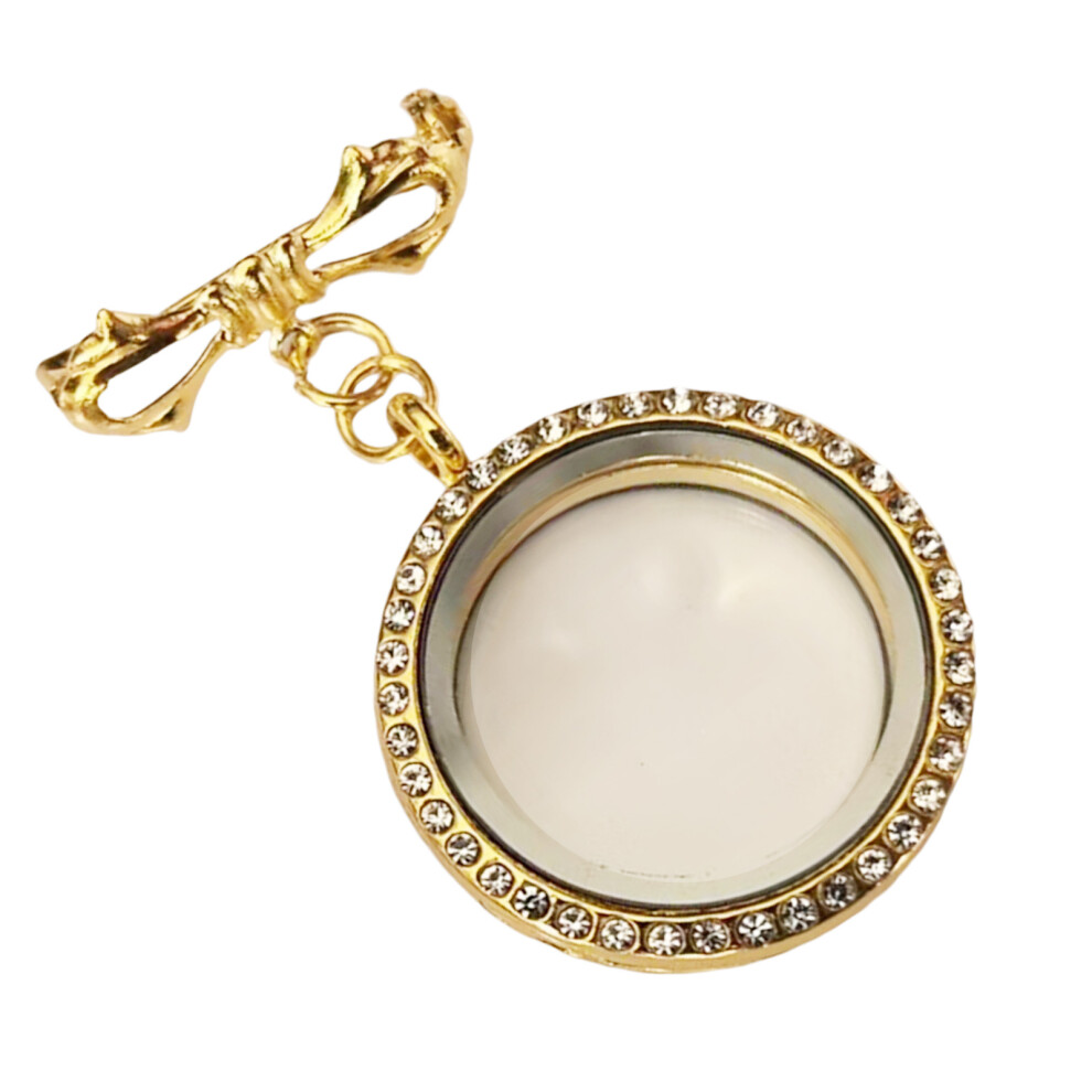 Stylish Crystals Adorned Butterfly Pin Designs With Hide-Gold