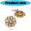 Scratch Resistant 25mm Glass Cufflinks Perfect For-White K 4