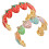 Bracelet à la mode en émail fraise, ajustement flexible,-couleur 2