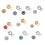 Eye Catching Prism Effect Cufflinks Minimalist Closure-Blue 2