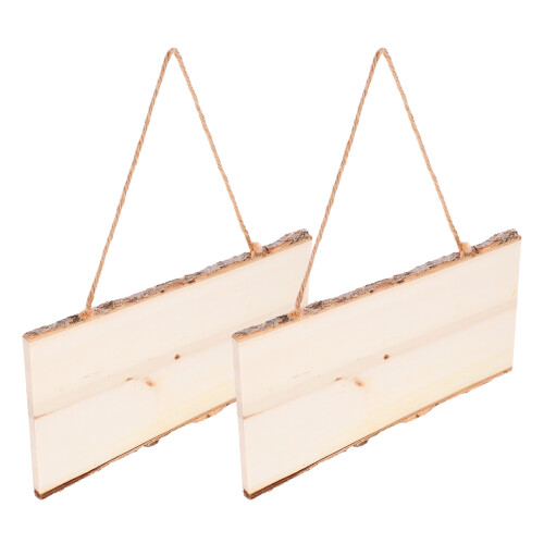 10Stk Rustikale Holzschilder Blank Für DIY Tür Wand