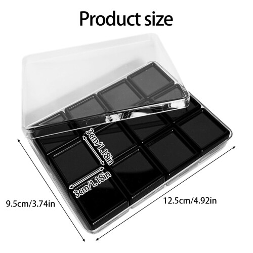 Acrylic Jewelry Display Box Clear-White square box whi 6 models 1