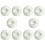 20Stk Weiße Fell Haargummis Elastische Haare Accessoires 9